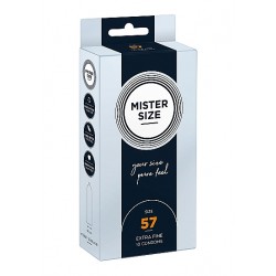 Mister Size – 57mm – 10stk Tynne Kondomer