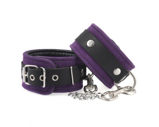 Rimba - Håndcuffs i lær, lilla 1