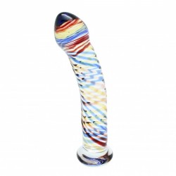 Sensual Glass - Jane - Glassdildo med Farger