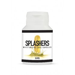 Splashers - Vannbasert Glidemiddel - 20 kapsler 