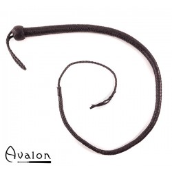 Avalon - SERPENT - Bullwhip heavy handle, Sort 1,3 m 
