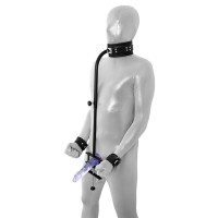 Penis- og balleklemme med cuffs og collar 