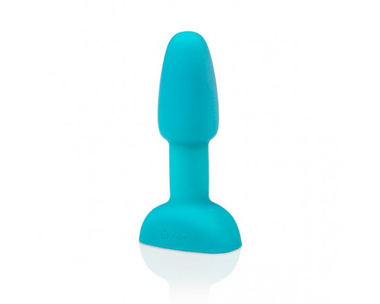 B-VIBE - Rimming Petite - Buttplug med Vibrering og Fjernkontroll Blå 1