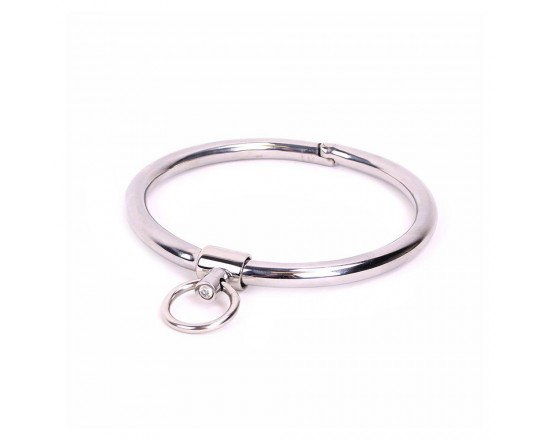 Cathedral Collar - Rundt Stålcollar med Krystall - Large 1