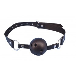BQS - Ballgag med pustehull - Sort