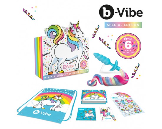 B-Vibe - Unicorn Plug Set - 6 Piece Collection 1