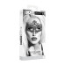 Ouch! Black & White - Queen maskerademaske med Blonder - Sort 1