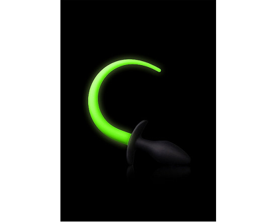Ouch! Buttplug med Hale - Glow in the Dark 1