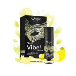 Orgie - Dual Vibe! Lemon Gin And Tonic - Flytende Vibrator Styrke 5