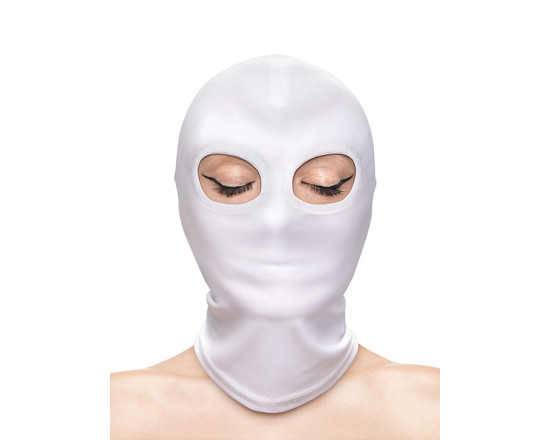 Fetish & Fashion - Bondage maske med åpning for øyne - Hvit 1