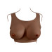 GENDER X - Breast Plate D-Cup - Bryst Protese - Mørk hudfarge 1