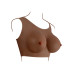 GENDER X - Breast Plate D-Cup - Bryst Protese - Mørk hudfarge 1