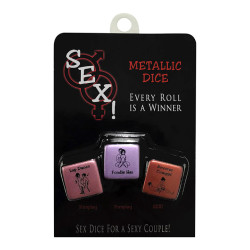 Sex! Metallic Dice - Terningspill til Par
