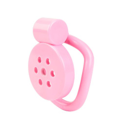 BQS - Flat - Kyskhetsbur med internlås - Rosa