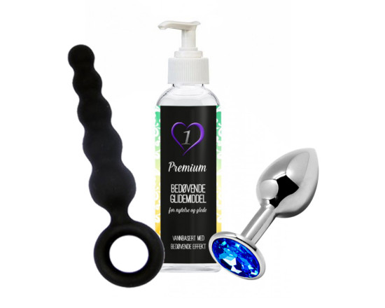 Analpakken - Analkuler, Metallplug og Bedøvende Glidemiddel 1