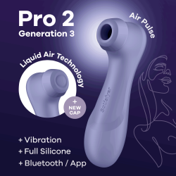 Satisfyer - Pro 2 Generation 3 med APP - Ny generasjon Trykkbølgevibrator 