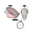 Chainmail Chastity Cage - Kyskhetsbur med ringbrynje design - X-Large 1