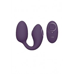 VIVE - Aika  - Egg med vibrering og pulserende klitorisstimulering - Lilla