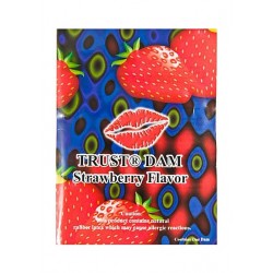 Lixx Dental Dams - Trust Dam - Slikkelapp Jordbær