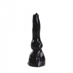 Dark Crystal - sort dildo med stødig bunn - 60