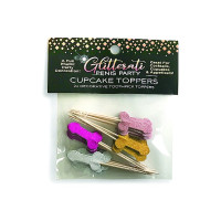 LITTLE GENIE -  Glitterati Penis, Cupcake Set 