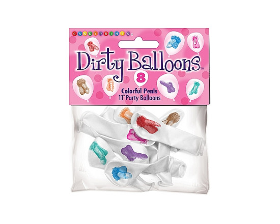 LITTLE GENIE - Dirty Penis - 8 pk ballonger 1