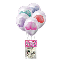 LITTLE GENIE  - Dirty Boobs - 8 pk ballonger