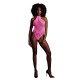 OUCH! - Glow in the dark - Body med halter neck - Rosa XS-XL