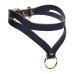 Master Series - Bondage Baddie Collar With O-ring  - Sort/Gull 1