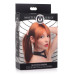 Master Series - Bondage Baddie Collar With O-ring  - Sort/Gull 1