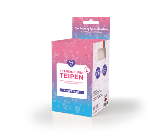 Transhjelpen Teipen – Large – 5″ – Beige 1
