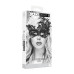 Ouch! Black & White - Royal maskerademaske med Blonder - Sort 1