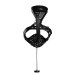 OUCH! - Xtreme - Hodeharness Med Gag Og Trakt - Sort 1
