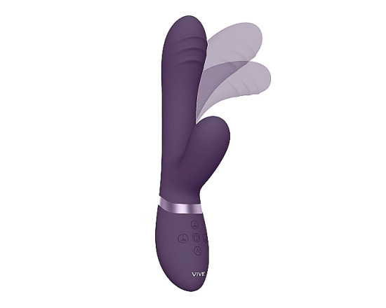 VIVE - Tani - Rabbitvibrator med Pulseringer og Bevegelse - Lilla 1
