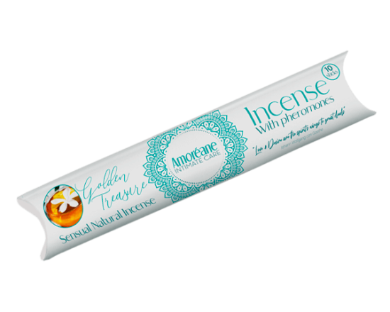 Incense - Røkelse med feromoner - Golden Treasure - Musk duft 1