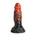Creature Cocks - Vulcan - Silikon Dildo - Sort/Rød 1