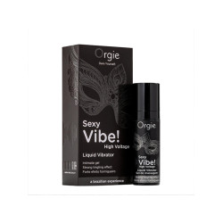Orgie - Sexy vibe! High voltage - Flytende Vibrator Styrke 10 - sort