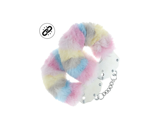Ouch! Heavy-duty - Fluffy håndjern - Multicolor 2 1