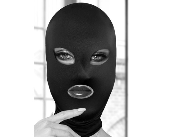 Ouch! Black and White -  Subversion - Maske med åpen Munn og Øyne 1