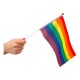 Pride flagg på pinne - Regnbue 