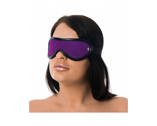 Rimba - Øyemaske i lær Lilla 1